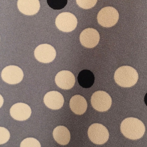 Ellen Tracy Jacket women's size medium Blue White Circles coverup topper‎ - Picture 9 of 15